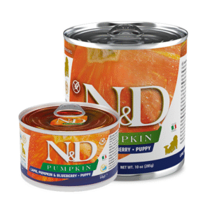 N&D DOG PUMPKIN LAMB BLUEBERRY PUPPY 140G | 285G - Image 1