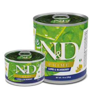 N&D DOG PRIME LAMB BLUEBERRY ADULT 140G | 285G - Image 1