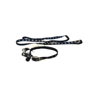 KOMPLEKTS KAĶIEM KAKLA SIKSNA UN PAVADA PĒDIŅAS - Image 1