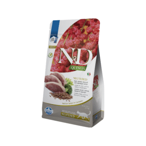 Noformējums bez nosaukuma - 2024-03-20T110957.873 N&D CAT QUINOA DUCK BROCCOLI ASPARAGUS NEUTERED - Image 1