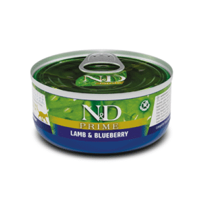 N&D CAT PRIME LAMB BLUEBERRY 70G - Image 1