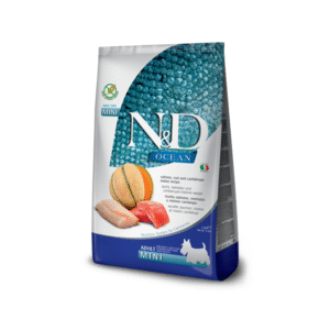 N&D DOG OCEAN SALMON CODFISH MELON MINI - Image 1