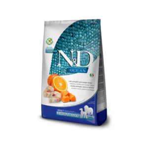 N&D DOG PUMPKIN CODFISH ORANGE ADULT MEDIUM MAXI - Image 1