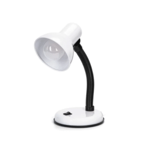 LAMPA GALDA METĀLA BALTA 60W - Image 1