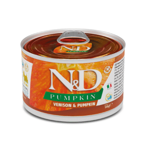 N&D DOG PUMPKIN VENISON ADULT MINI 140G - Image 1