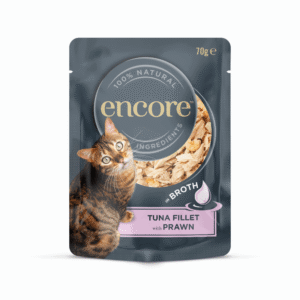 ENCORE CAT POUCH TUNA PRAWN BROTH 70G - Image 1