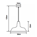 LAMPA GRIESTU NOKARENA 60W - Image 4