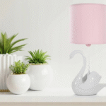 GALDA LAMPA WHITE/PINK SWAN - Image 2
