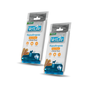 VET LIFE DOG TREAT DENTAL HYPOALLERGENIC FISH & POTATO - Image 1