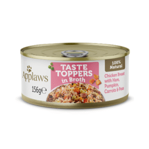 APPLAWS DOG TASTE TOPPERS CHICKEN & HAM & VEGETABLES BROTH 156G - Image 1