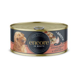 ENCORE DOG CHICKEN & HAM & VEGETABLES BROTH 156G - Image 1