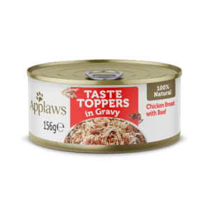 APPLAWS DOG TASTE TOPPERS CHICKEN & BEEF GRAVY 156G - Image 1