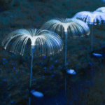 LAMPA SOLAR LED JEELYFISH WHITE - Image 2