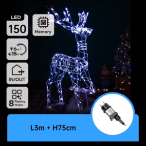 BRIEDIS 0.75M 150LED COLD - Image 1