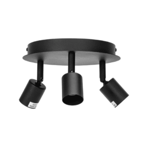 LAMPA GRIESTU BLACK 3 SPOTS - Image 1