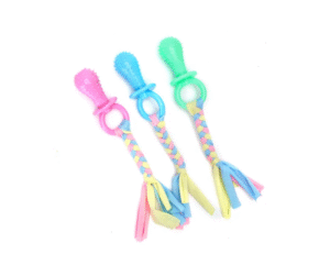 ROTAĻLIETA GUMIJAS KNUPIS AR VIRVI - Image 1