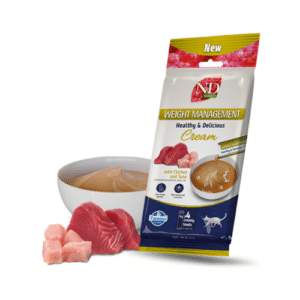 N&D CAT CREAMY QUINOA WEIGHT MANAGEMENT CHICKEN & TUNA 60G N4 - Image 1
