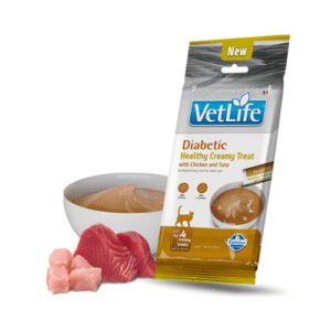 VET LIFE CAT CREAMY DIABETIC CHICKEN & TUNA 60G N4 - Image 1