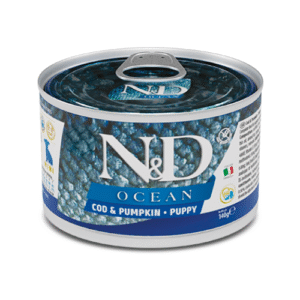 N&D DOG OCEAN COD PUMPKIN PUPPY 140G - Image 1